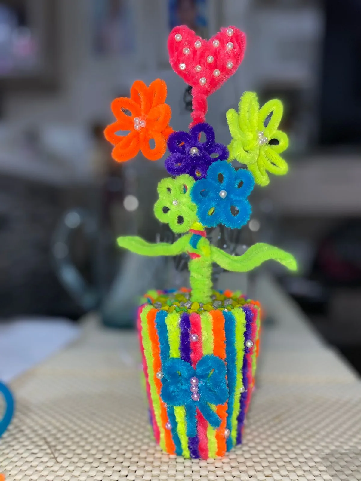 Árbol de flores elaborado