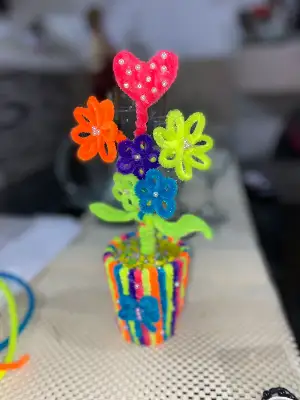 Árbol de flores elaborado